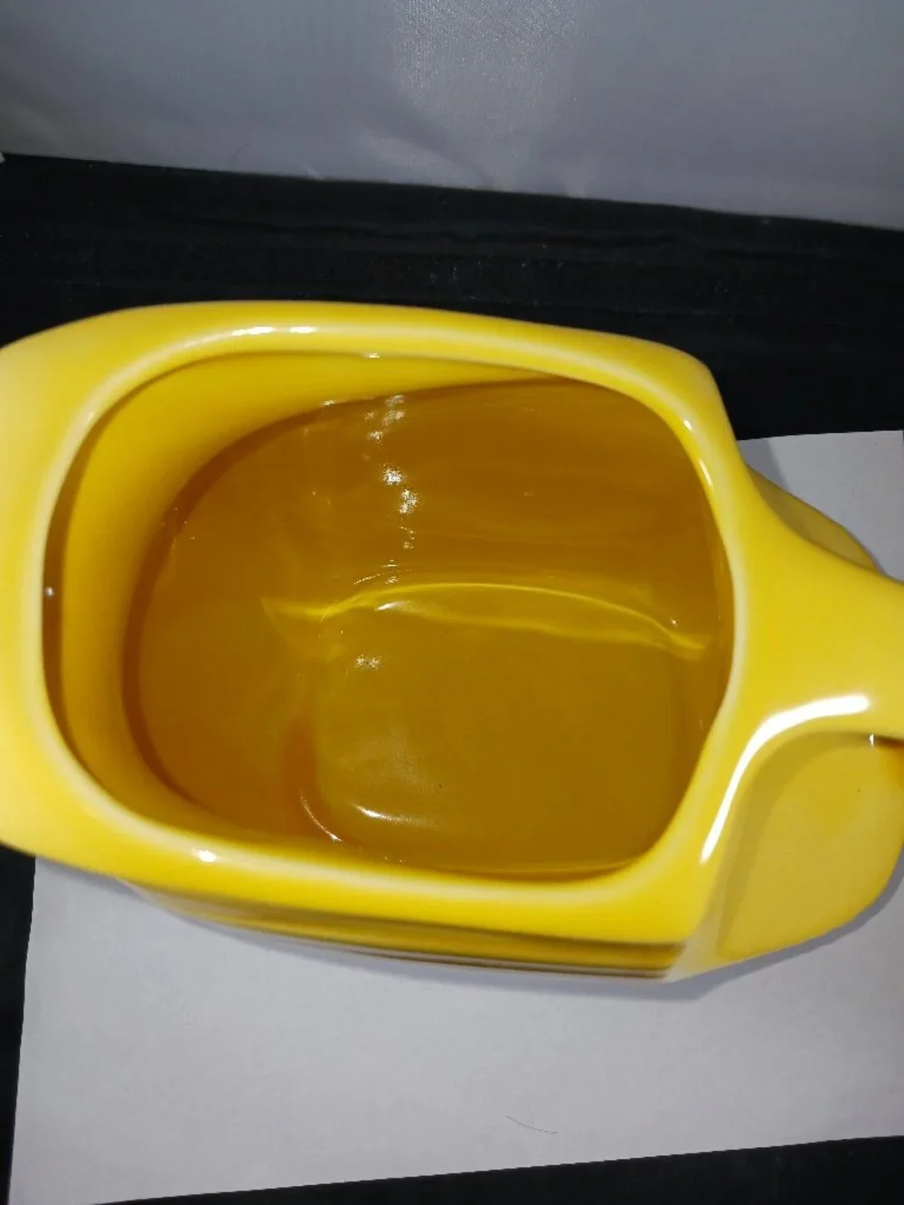 Fiestaware Large Disc Pitcher Ceramic Yellow Fiesta 67oz